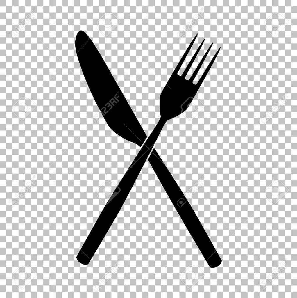 52179466-fork-and-knife-sign-flat-style-icon-on-transparent-background