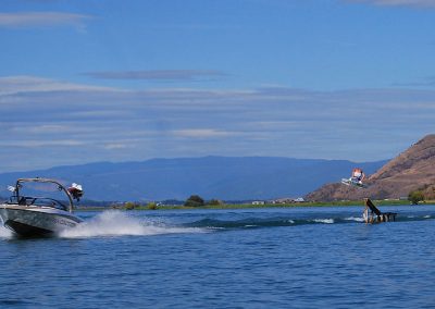 Wakeboarding on Okanagan Lake
